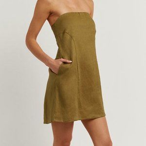 Linen Mini Dress - Dissh